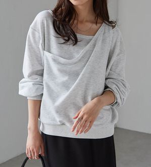 RANAN（ラナン）の「レイヤードデザインスウェット（トレーナー・スウェット）」｜詳細画像