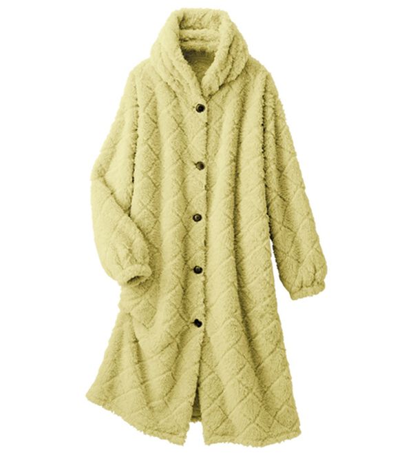 LAVIENNE（ラヴィエンヌ）の「もこもこダイヤフリースガウン（パジャマ・ルームウェア）」｜詳細画像