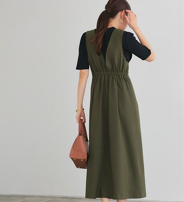 Pierrot（ピエロ）の「ウエストマークジャンパースカート（ジャンパースカート）」｜詳細画像