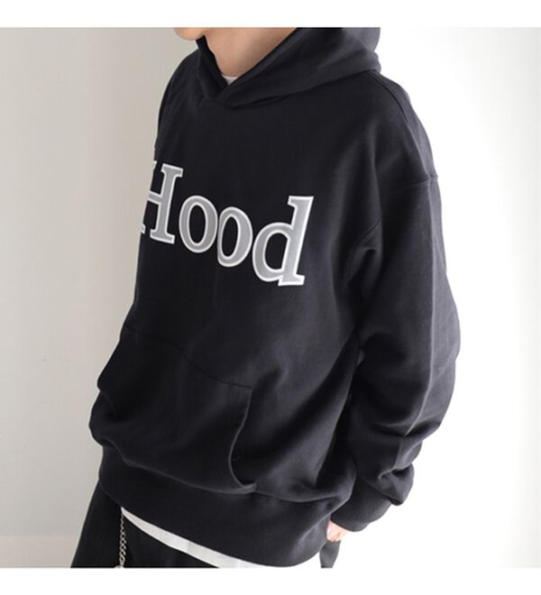 GeeRA（ジーラ）の「裏毛ロゴプリントパーカー（パーカー）」｜詳細画像