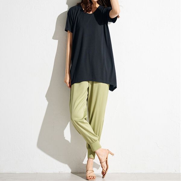 RANAN（ラナン）の「【新色追加・動画】ひんやり！レディゆるシルエットＴシャツ（カットソー）」｜詳細画像