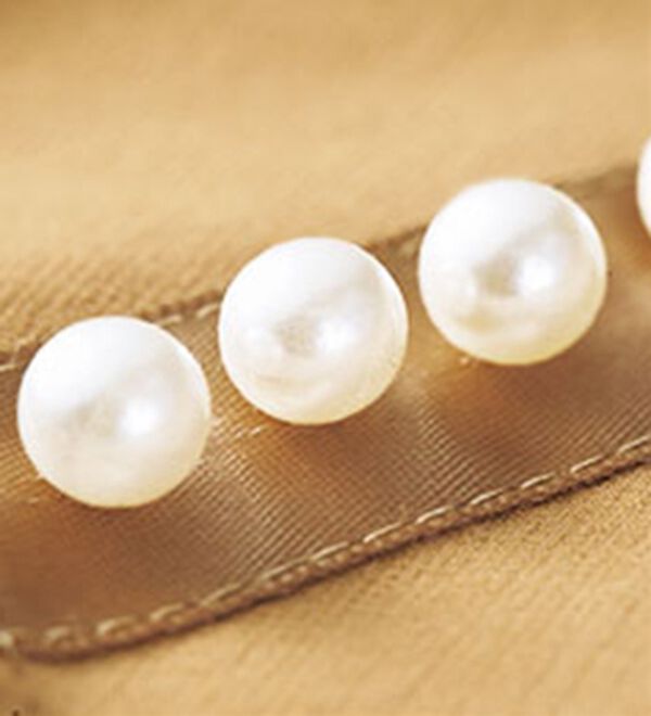 BELLUNA（ベルーナ）の「パール釦使い袖プリーツプルオーバー（カットソー）」｜詳細画像