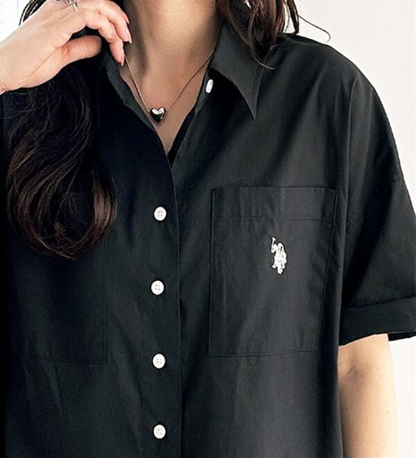 GeeRA（ジーラ）の「【ＵＳ．ＰＯＬＯ．ＡＳＳＮ】オーバーサイズ半袖シャツ（シャツ）」｜詳細画像
