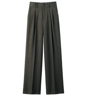 ルフラン（ルフラン）の「こ綺麗こなれたパンツ（フルレングスパンツ）」｜杢ブラウン