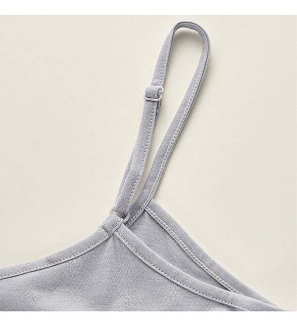 YU'NOW（ユナウ）の「レーヨンブレンド　レイヤードキャミソール（肌着・インナーウェア）」｜詳細画像