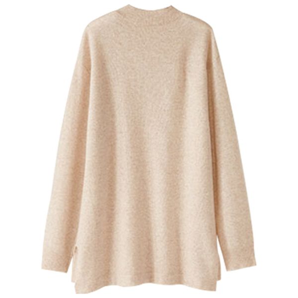 BELLUNA（ベルーナ）の「カシミヤウールあぜ編ハイネックデザインセーター（ニット・セーター）」｜詳細画像