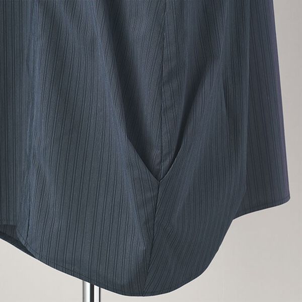 BELLUNA（ベルーナ）の「先染めストライプタックデザインジャンパードレス（チュニック）」｜詳細画像