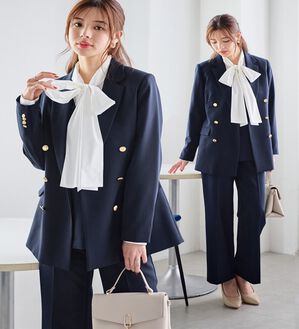 GeeRA（ジーラ）の「【入卒式/セレモニー】着回しベスト＆ジャケットセットスーツ（パンツスーツ）」｜詳細画像