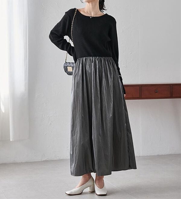 RANAN（ラナン）の「ニットドッキングワンピース（ドッキングワンピース）」｜詳細画像