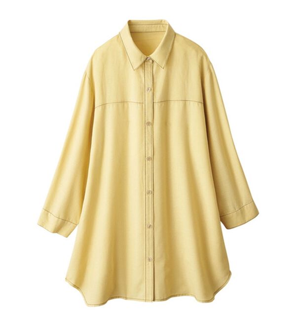 ルフラン（ルフラン）の「ステッチ使いフレンチリネン混シャツ（シャツ）」｜詳細画像