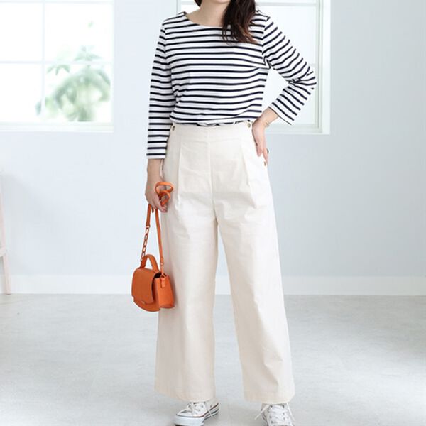 BELLUNA（ベルーナ）の「コーデュロイ素材ワイドパンツ（ワイドパンツ・ガウチョ）」｜詳細画像