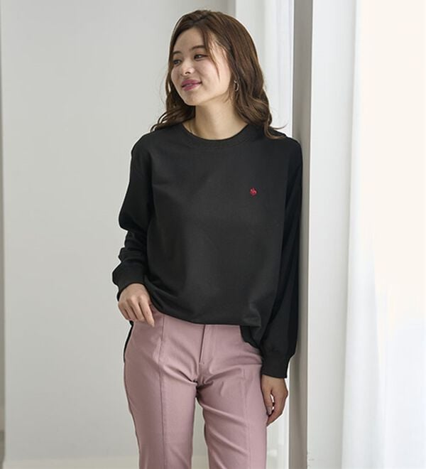 BELLUNA（ベルーナ）の「【ＰＯＬＯ　ＢＣＳ】ミニ裏毛素材デザイントップス（カットソー）」｜詳細画像