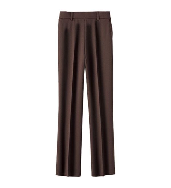 BELLUNA（ベルーナ）の「ジョーゼット素材フレアーパンツ（フルレングスパンツ）」｜詳細画像