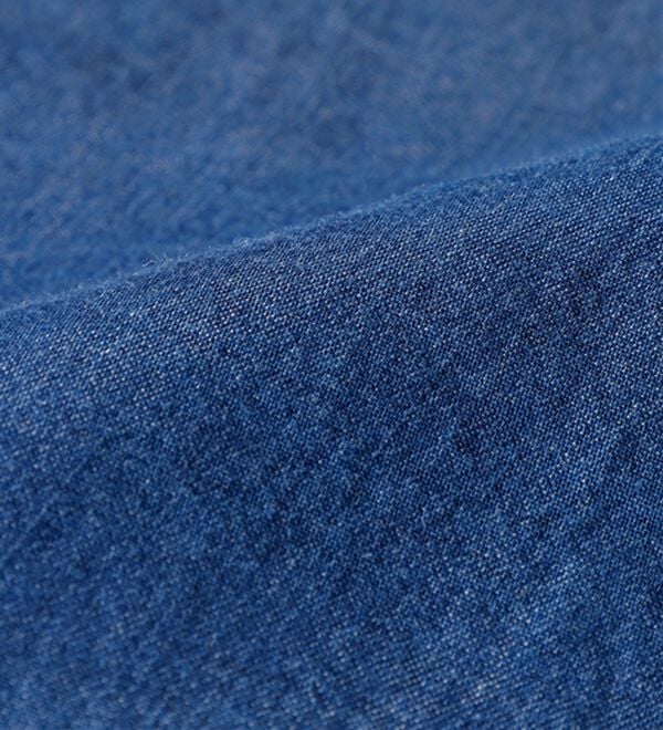 BELLUNA（ベルーナ）の「デニム素材ポケット付ゆったりシャツ（チュニック）」｜詳細画像