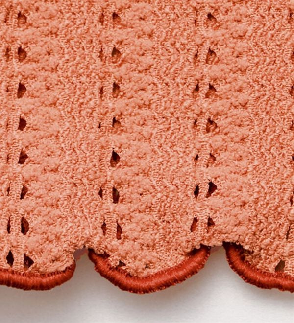 BELLUNA（ベルーナ）の「透かし編レース配色メロープルオーバー（カットソー）」｜詳細画像