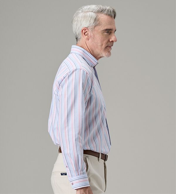 「お出かけ応援！防花粉オックスシャツ（メンズシャツ）」｜詳細画像