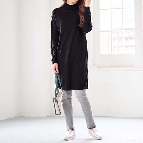 RANAN（ラナン）の「カシミヤタッチニットワンピース（ニットワンピース）」｜詳細画像