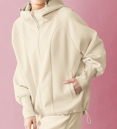 BELLUNA（ベルーナ）の「【ＳＭＡＲＴ　ＥＣＯ　ＪＥＲＳＥＹ】ダブルジップ切替パーカー（パーカー）」