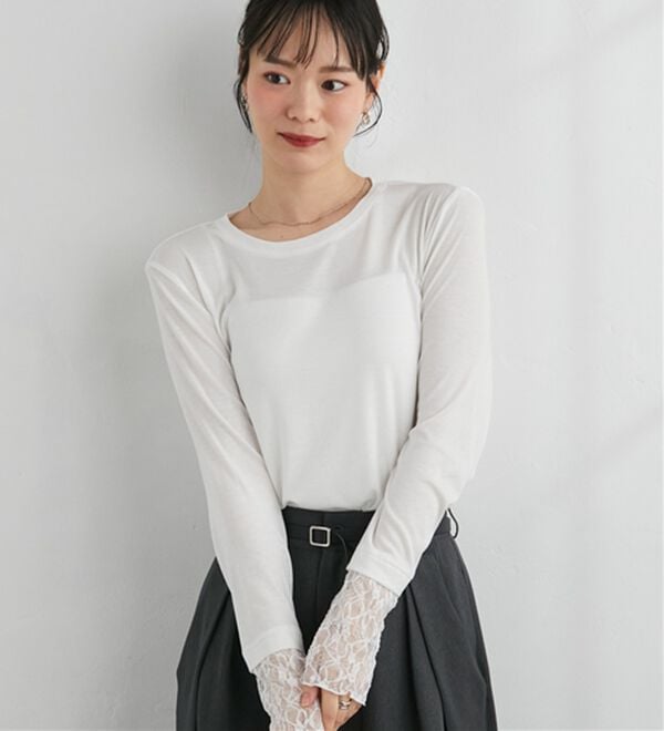 RANAN（ラナン）の「レイヤードスリーブロンＴＥＥ（カットソー）」｜詳細画像