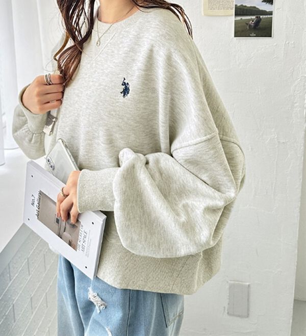 GeeRA（ジーラ）の「【Ｕ．Ｓ．ＰＯＬＯ　ＡＳＳＮ】ショートスウェット（トレーナー・スウェット）」｜詳細画像