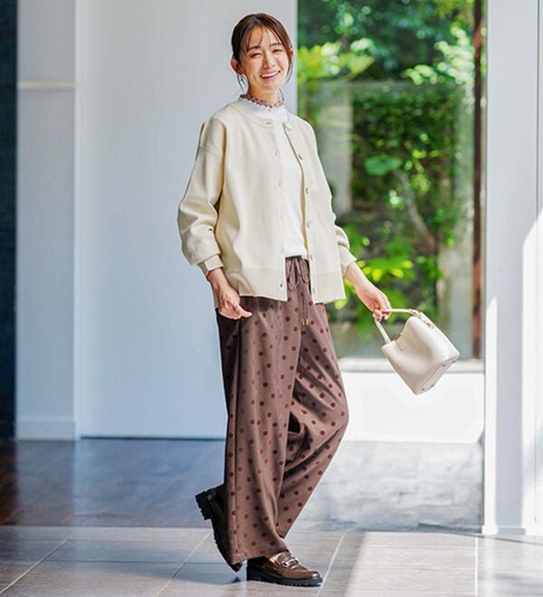 BELLUNA（ベルーナ）の「重ね着風フリル衿プルオーバー（カットソー）」｜詳細画像