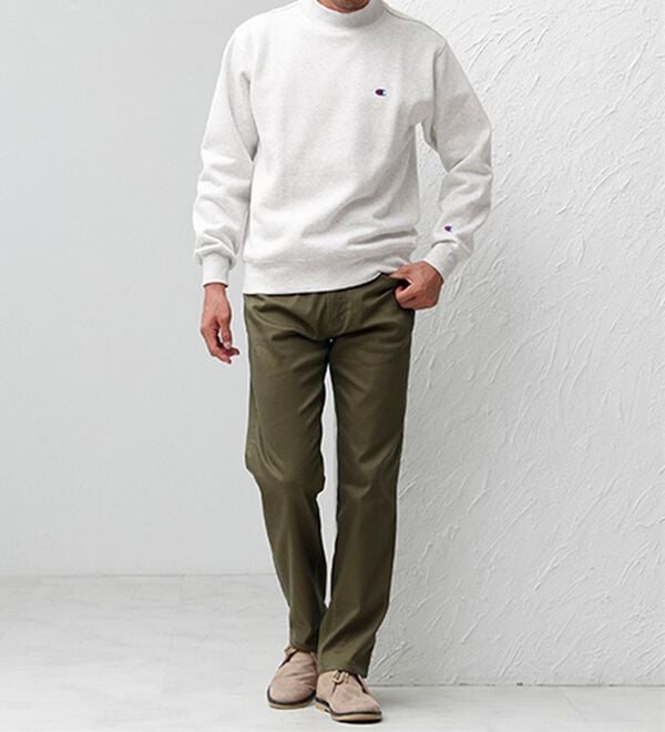 「＜チャンピオン＞モックネック裏起毛トレーナー（メンズトレーナー）」｜詳細画像