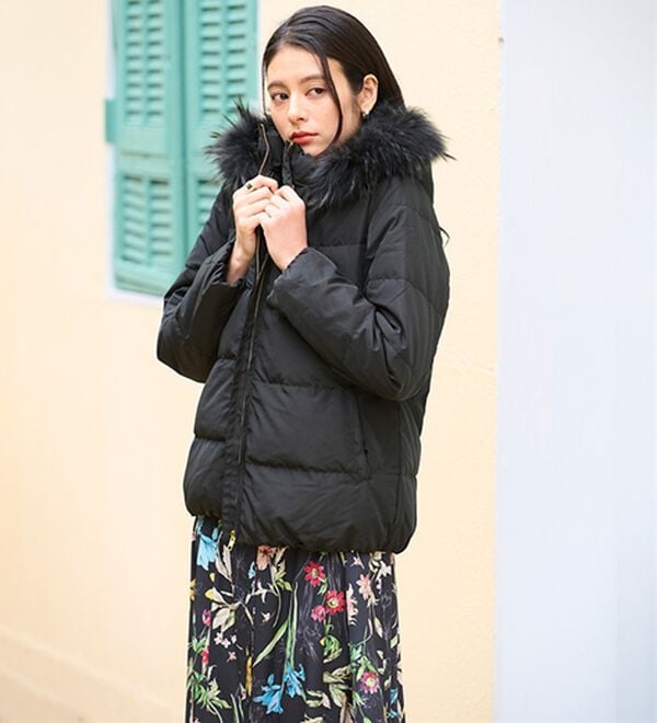 RANAN（ラナン）の「リアルファー付ダウンショートコート（ショートコート）」｜詳細画像