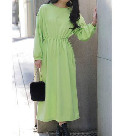 RANAN（ラナン）の「裏起毛！アンチピリング！ドロストワンピース（その他ワンピース）」