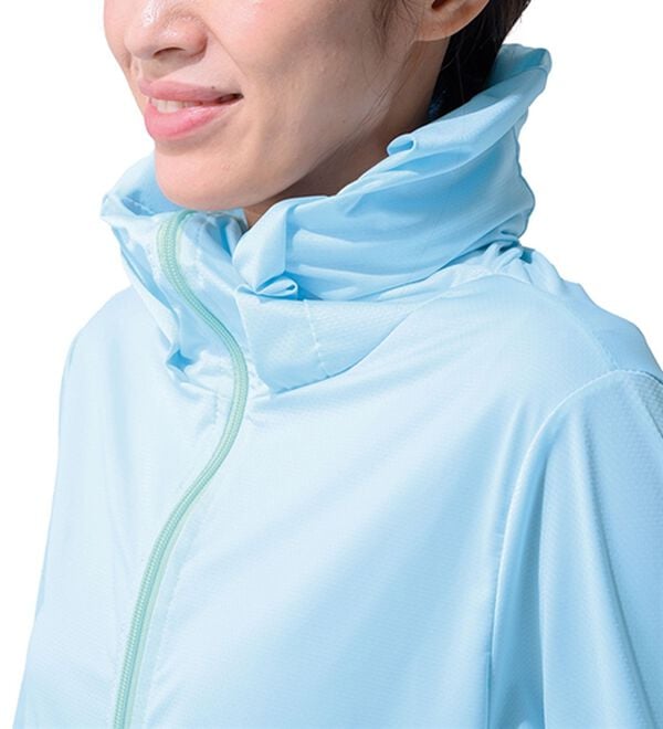 「フェイスガード付きＵＶカットパーカ（パーカー）」｜詳細画像