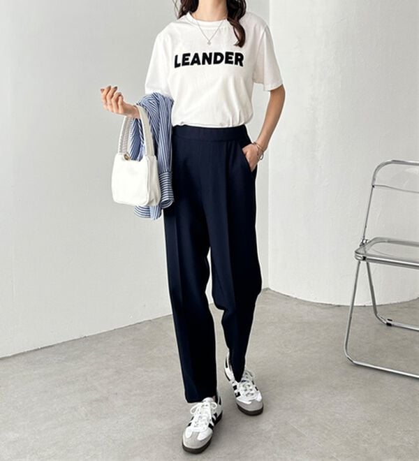 GeeRA（ジーラ）の「美脚きれい魅せ！テーパードパンツ（フルレングスパンツ）」｜詳細画像