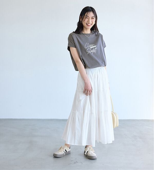 BELLUNA（ベルーナ）の「ひんやリッチコットン大人のゆったりドルマンＴシャツ（カットソー）」｜詳細画像