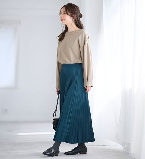 4つの機能付】楽キレイ袖タックブラウス - ベルーナ【公式】