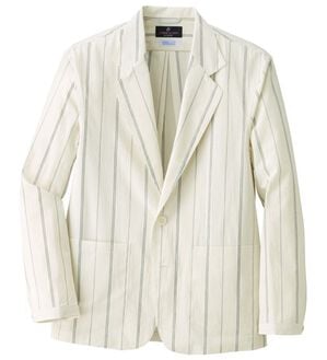 「＜コムルヴァン・オム＞夏の新定番！さらっと軽いシャツテーラード（メンズシャツ）」｜アイボリー