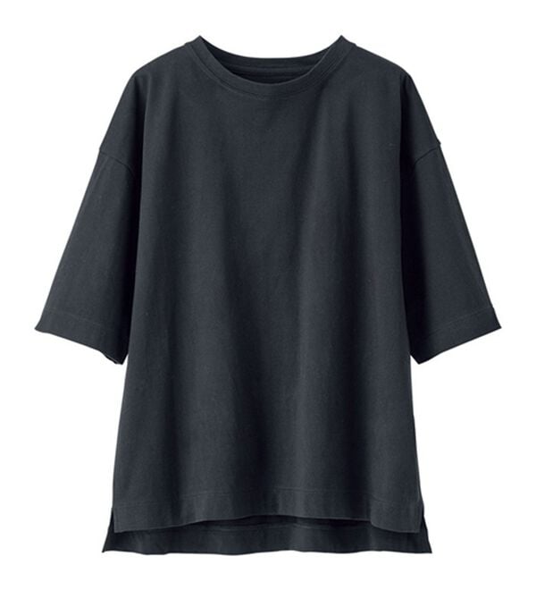 BELLUNA（ベルーナ）の「ひんやリッチコットン大人のゆったりプルオーバー（カットソー）」｜詳細画像