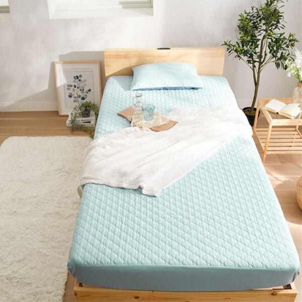 iellio（イエリオ）の「防ダニカラフルリバーシブル布団カバーリング＜掛布団カバー・ボックスシーツ・枕カバー・オールシーズン＞（敷布団カバー・シーツ）」｜詳細画像