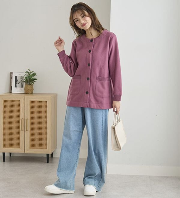 BELLUNA（ベルーナ）の「毎日着られる！快適フリースジャケット（セットアップ）」｜詳細画像