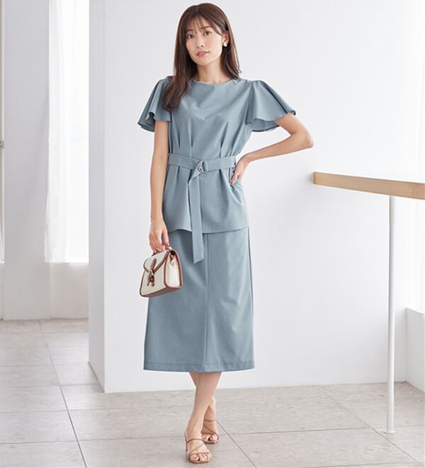 alotta（アロッタ）の「選べる！きれいめ麻調セットアップ（セットアップ）」｜詳細画像