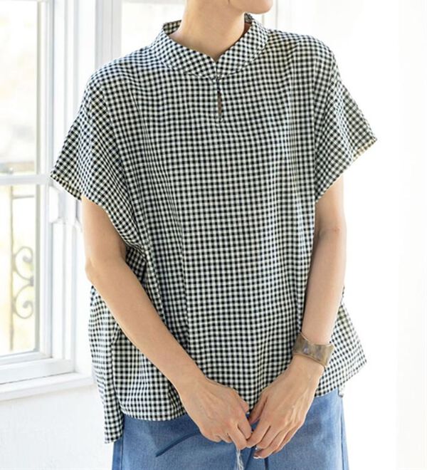 ルフラン（ルフラン）の「＜マジックスリム＞二の腕ほっそり見せブラウス（ブラウス）」｜詳細画像