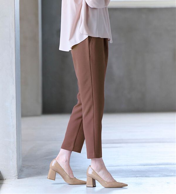 RANAN（ラナン）の「美脚シルエットクロップドパンツ（フルレングスパンツ）」｜詳細画像