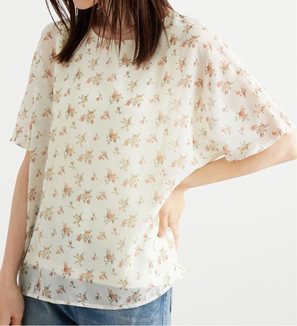 BELLUNA（ベルーナ）の「シフォン素材ドルマンデザインブラウス（ブラウス）」｜詳細画像