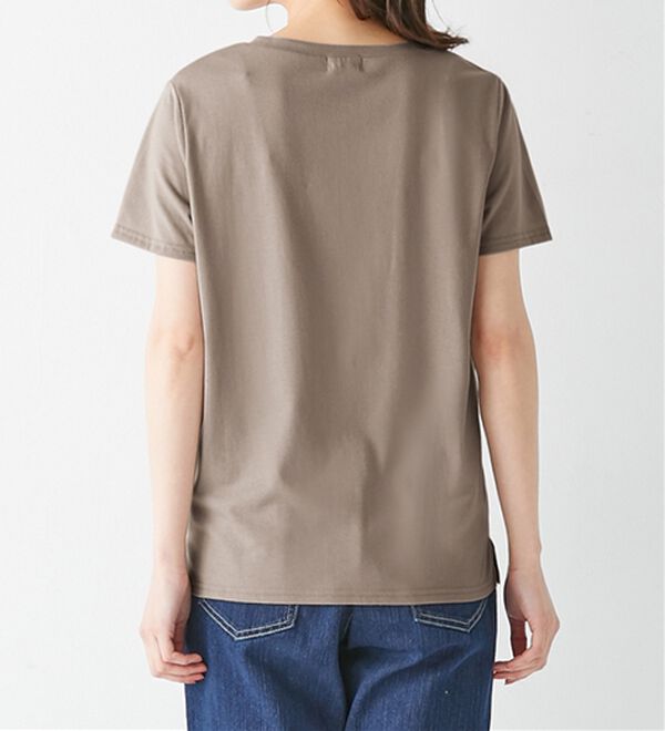 Viola e Viola（ヴィオラ エ ヴィオラ）の「【５つの機能付】毎日着たい！クルーネックＴシャツ（Tシャツ）」｜詳細画像