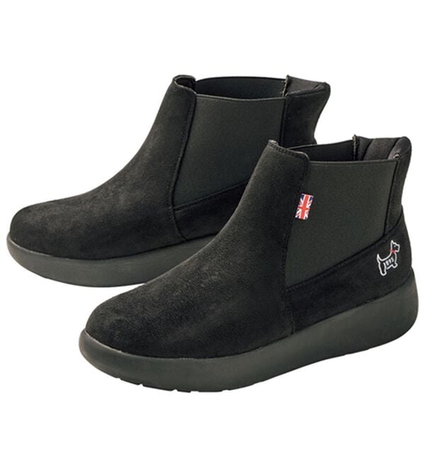 BELLUNA（ベルーナ）の「＜バルモラル＞サッと履けるブーツ（ブーツ）」｜ブラック