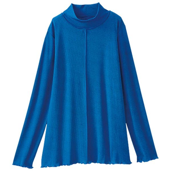 BELLUNA（ベルーナ）の「シアー楊柳素材ハイネックプルオーバー（カットソー）」｜詳細画像