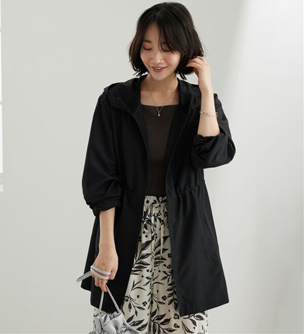 BELLUNA（ベルーナ）の「はっ水加工ドロスト使い軽量パーカー（その他ジャケット）」｜詳細画像