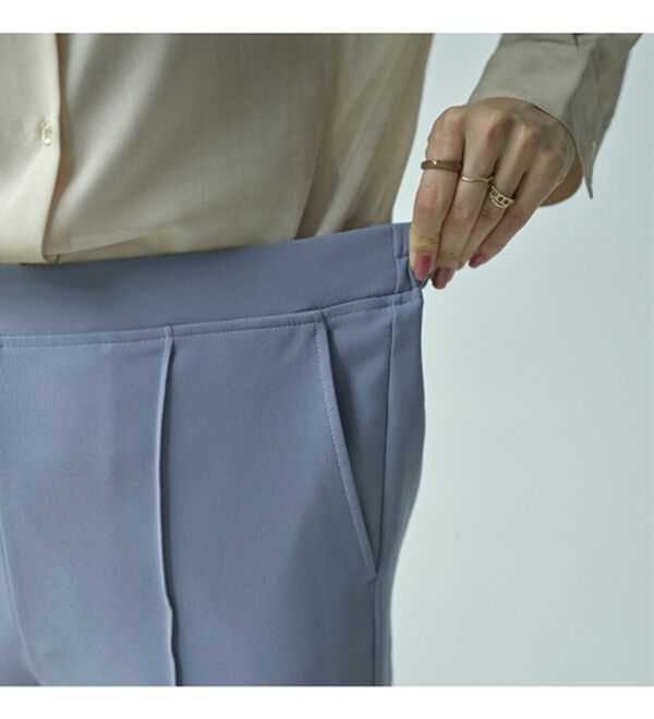 GeeRA（ジーラ）の「楽ちんストレッチ美ラインフレアーパンツ（フルレングスパンツ）」｜詳細画像