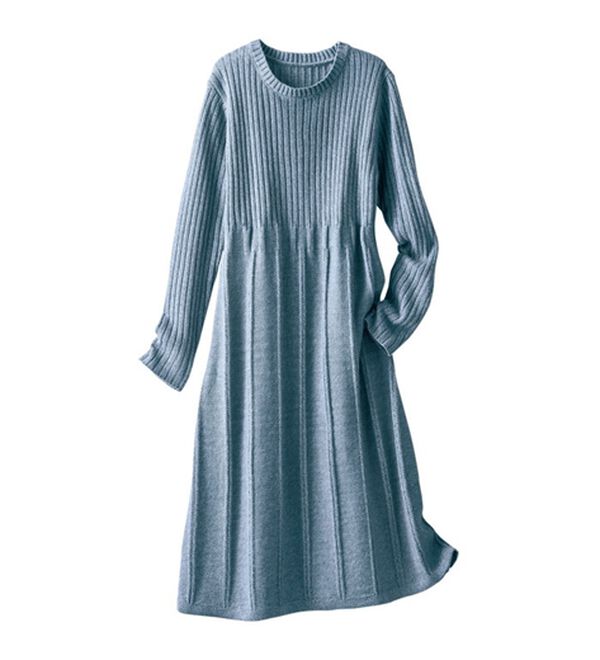 BELLUNA（ベルーナ）の「パール使い編地変化ニットベストアンサンブル（アンサンブル）」｜詳細画像