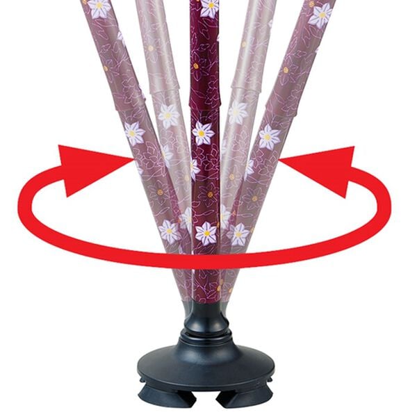 「握りやすい４ポイントステッキ（シニア・生活サポート）」｜詳細画像