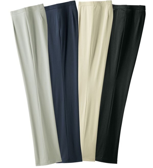 ルフラン（ルフラン）の「日本製すっきりチュニックパンツ（フルレングスパンツ）」｜4本組