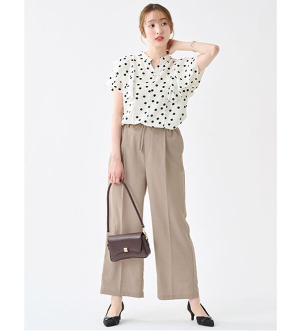 alotta（アロッタ）の「フリルデザインブラウス（ブラウス）」｜詳細画像