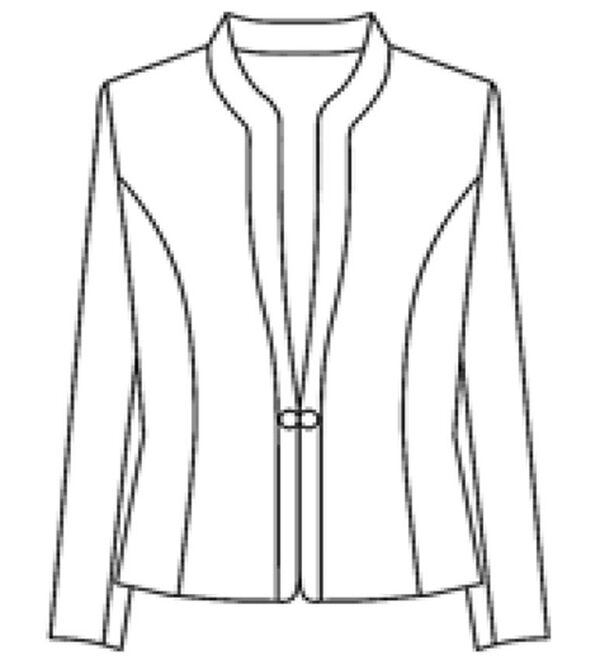 BELLUNA（ベルーナ）の「洗える防しわ北陸ジャカード使いワンピースアンサンブル（ブラックフォーマル（喪服・礼服））」｜詳細画像